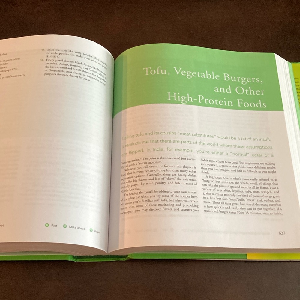 How to Cook Everything Vegetarian Cookbook - Green Cover - Picture 3 of 4